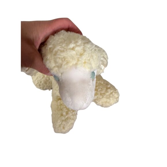 Vtg Eden Pale Yellow Musical Animated Wind-Up Lamb Plush Toy 10" tested works - Picture 8 of 13